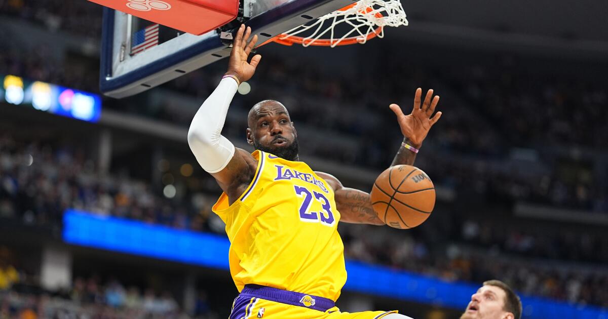 LeBron James breaks another record, but suffers elbow injury