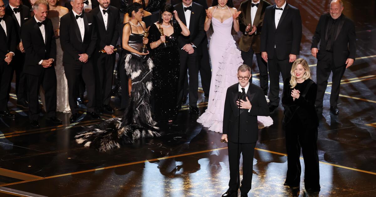 'One Battle After Another' wins best picture Oscar