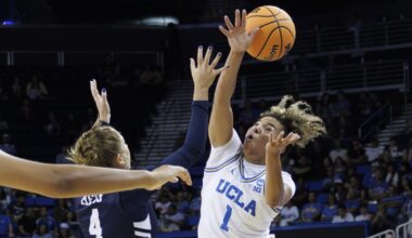 UCLA opens its NCAA title bid by dominating California Baptist