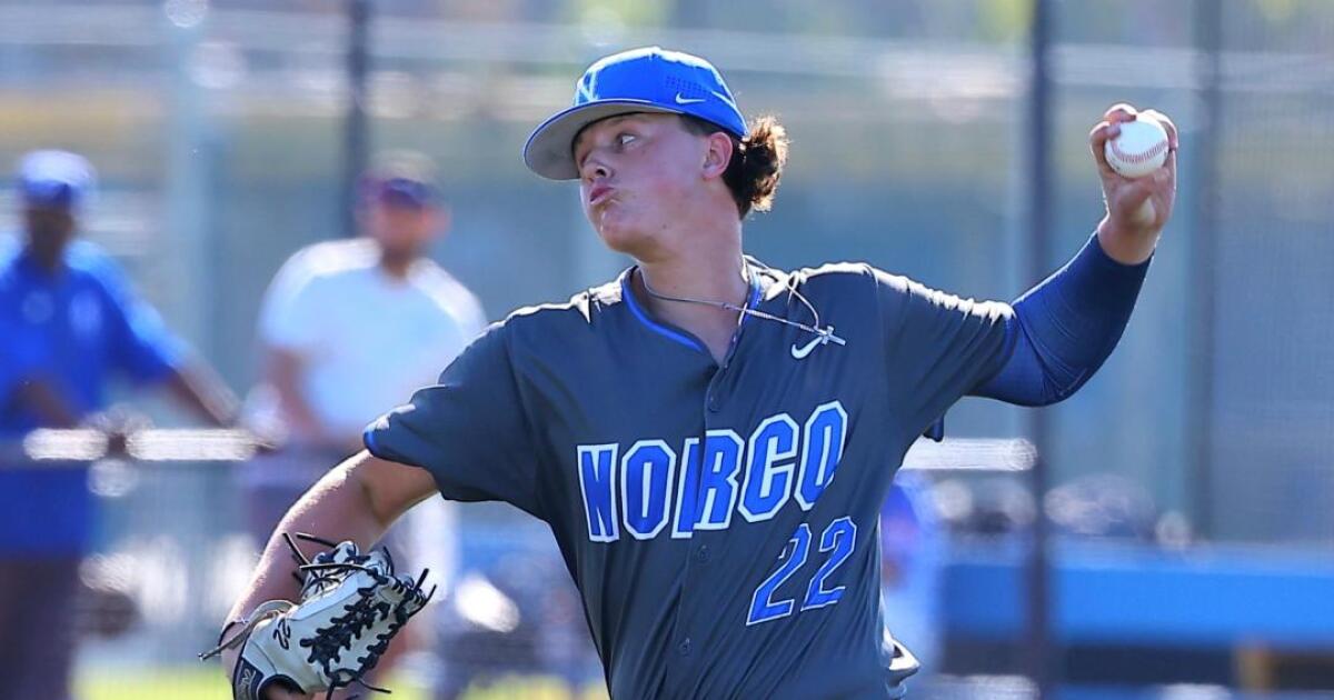 Prep sports roundup: Landon Hovermale keeps throwing blanks for Norco baseball