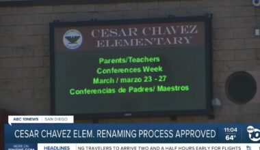 SD Unified starts renaming process for Cesar Chavez Elementary over abuse claims