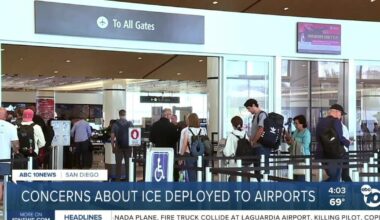 Volunteers worry ICE agents could deploy to San Diego International Airport
