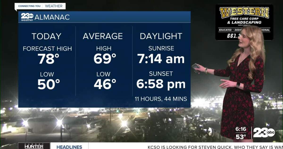 Comfortable week ahead with above-average temperatures