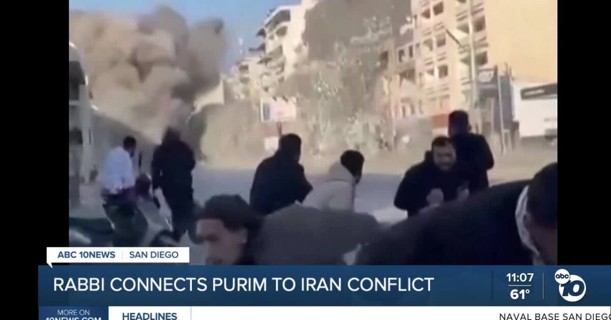 SD Rabbi draws connection between Purim story and current Middle East conflict