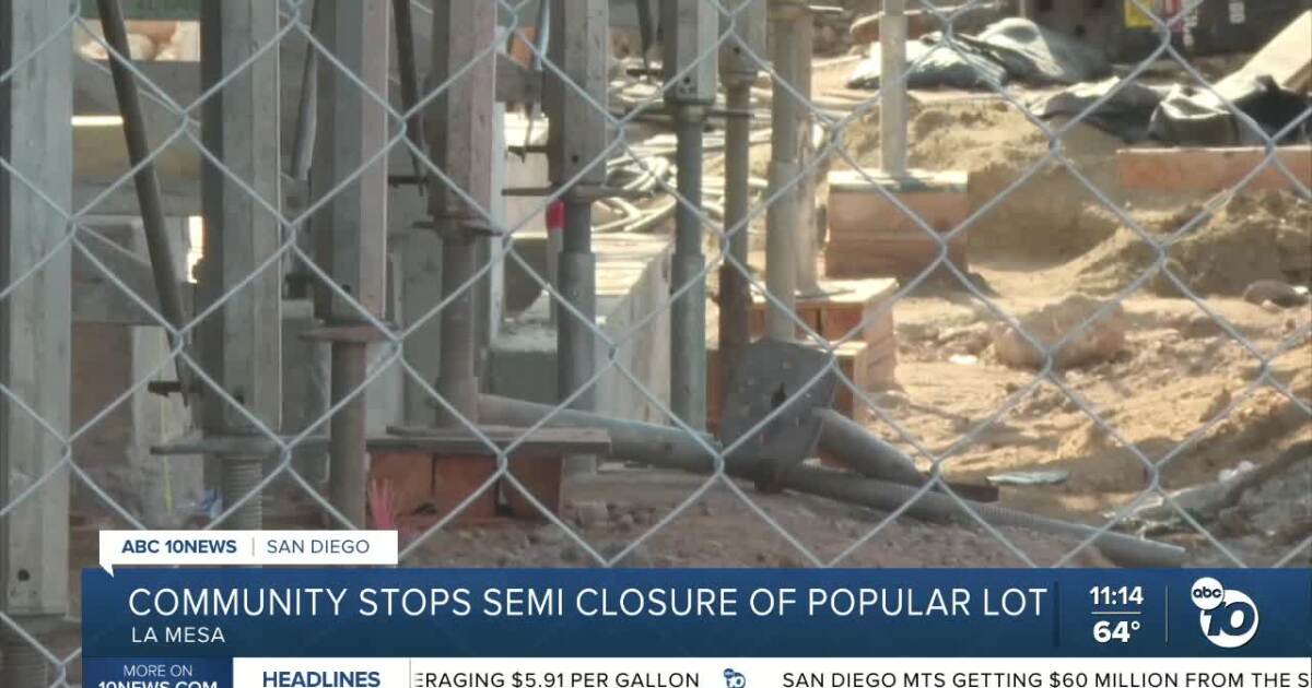 Community push leads to parking solution amid La Mesa construction concerns