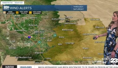 Cold start to Friday, watching for strong winds in east Kern on Saturday