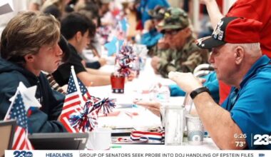 Veterans share stories with Liberty High School students