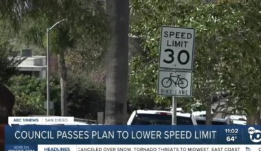 San Diego votes to lower speed limits on more than 600 miles of streets