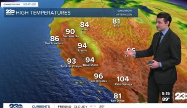 Several more days in the 90s