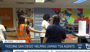 Feeding San Diego provides food boxes to unpaid TSA officers
