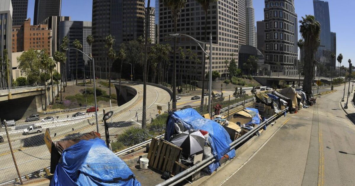 LA sat on nearly half a billion dollars in homelessness funds last year