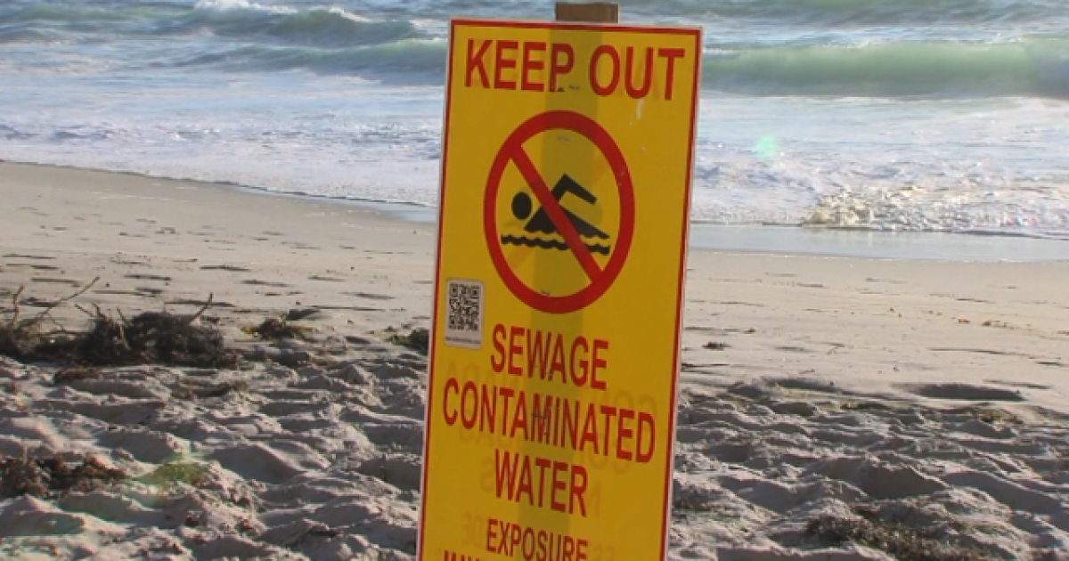 Coronado Beach closed due to sewage contamination