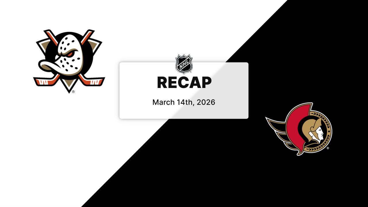 Highlights: Ducks vs. Senators | Anaheim Ducks