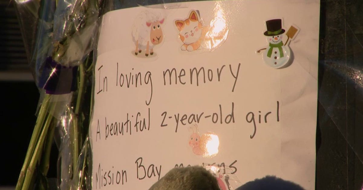 Vigil held for 2-year-old girl killed in SF Mission Bay crash