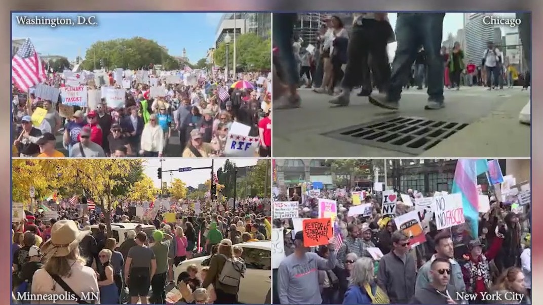 PREVIOUS COVERAGE: Millions rally for 'No Kings' protest