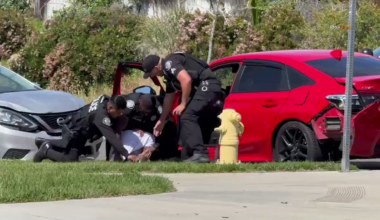 Police pursuit ends with forceful arrest in Riverside County neighborhood – NBC Los Angeles