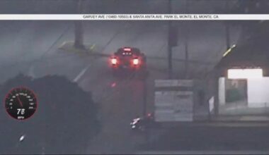 Police chase vehicle in San Gabriel Valley – NBC Los Angeles