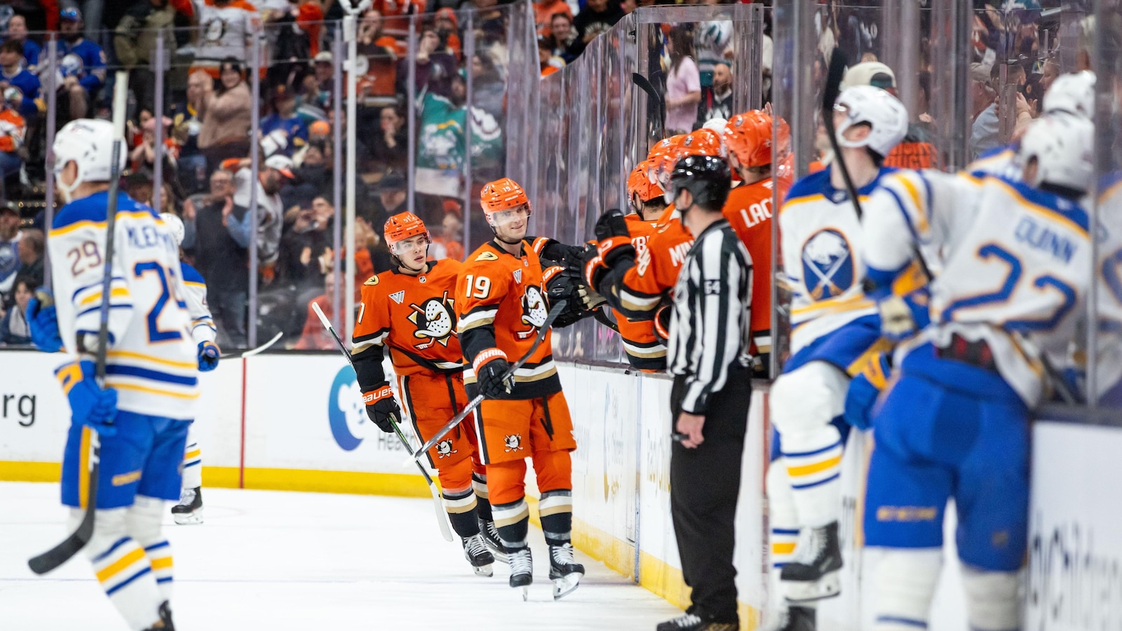 Ducks' Terry scores in OT for 6-5 victory that ends road winning streaks for Lyon and Sabres