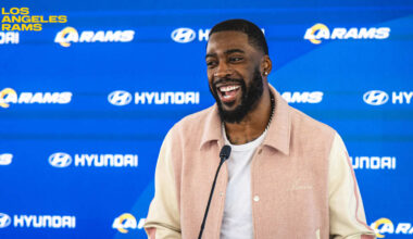Rams cornerback Jaylen Watson on what drew him to Los Angeles, his physical style and playing with Trent McDuffie again: 'It's a full-circle moment'