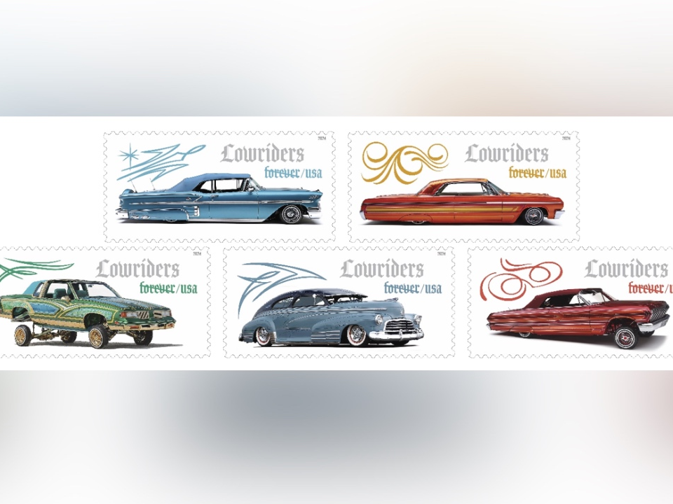 Iconic Bay Area Lowriders Cruise Onto USPS Stamps: 'A Rolling Canvas Of Art'