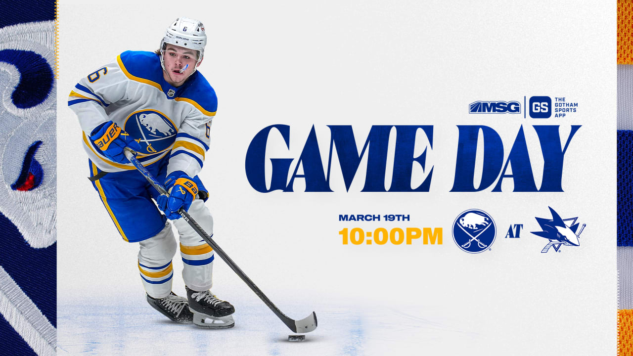 Sabres at Sharks | How to watch, lineup notes, and storylines