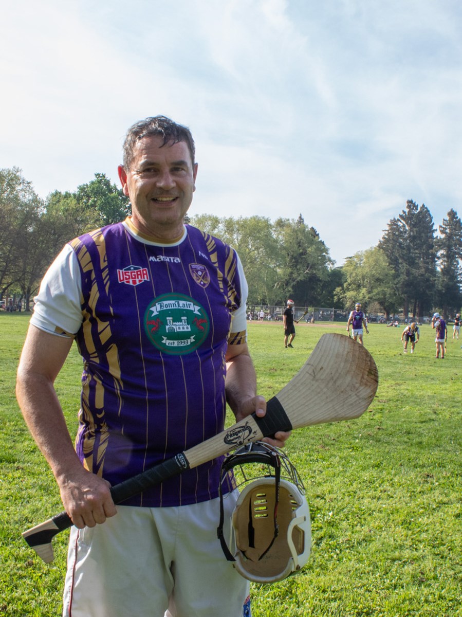 Noel Dempsey helped found the Sacramento Kavanagh's, and is glad to see the sport of hurling catch on in Sacramento.