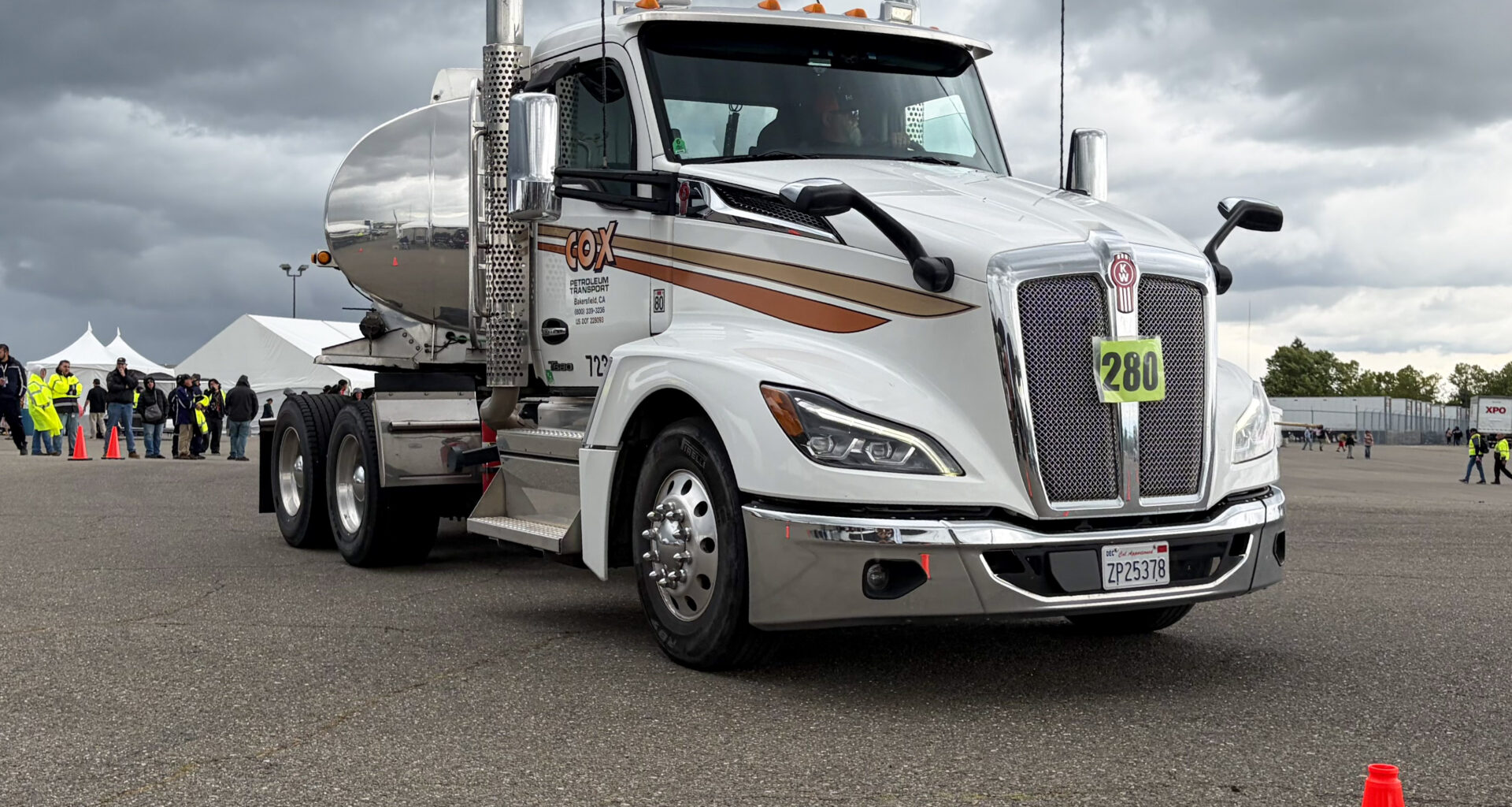 At California's Truck Driving Championships, a rookie shows what's possible