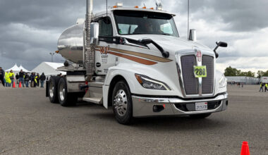 At California's Truck Driving Championships, a rookie shows what's possible