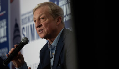 Billionaire Tom Steyer outspending governor rivals at furious pace