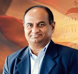 Cap: Venkat Mechineni is a first time candidate for city office and is a software engineer with the state.