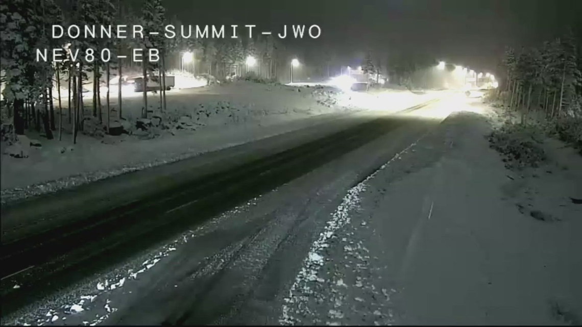 Rain and Sierra snow return to Northern California, chain controls on I-80