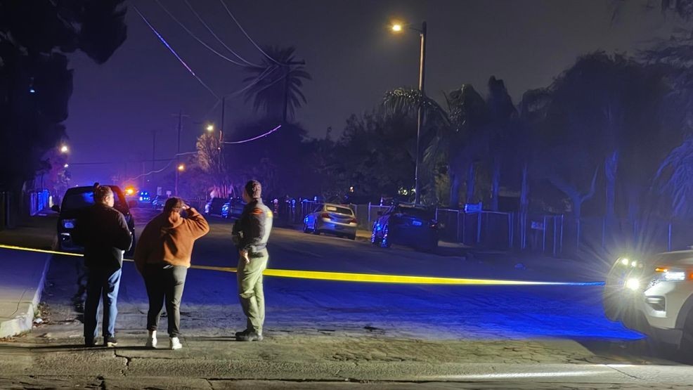 {p}A man died inside an east Bakersfield home after a shooting Saturday night. (KBAK/KBFX){/p}