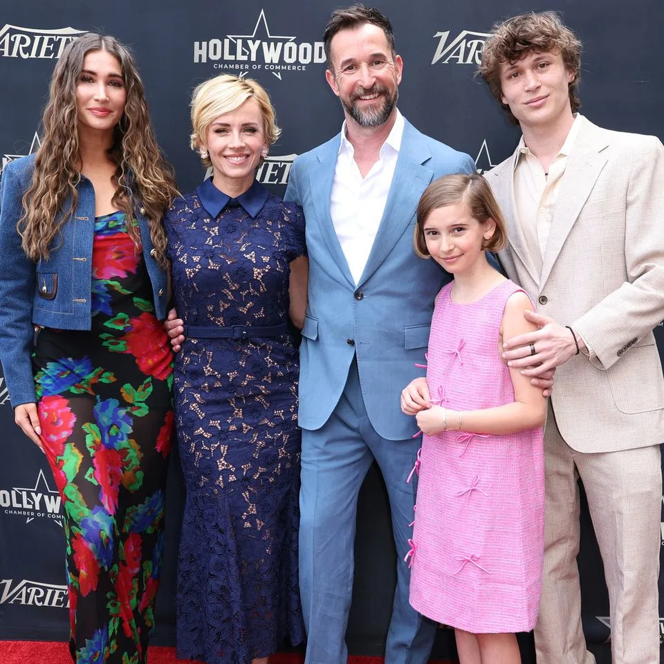 Auden Wyle, Sara Wells, Noah Wyle, Frances Wyle and Owen WyleCredit: JC Olivera/Variety via Getty