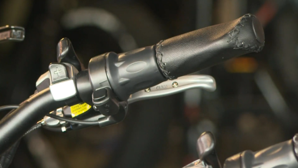 E-bike handle.FILE
