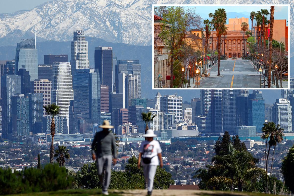 Los Angeles suffered a massive population drop last year