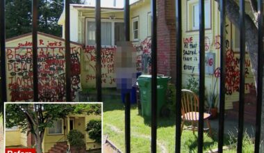 Oakland home sparks outrage after owners cover house in graffiti