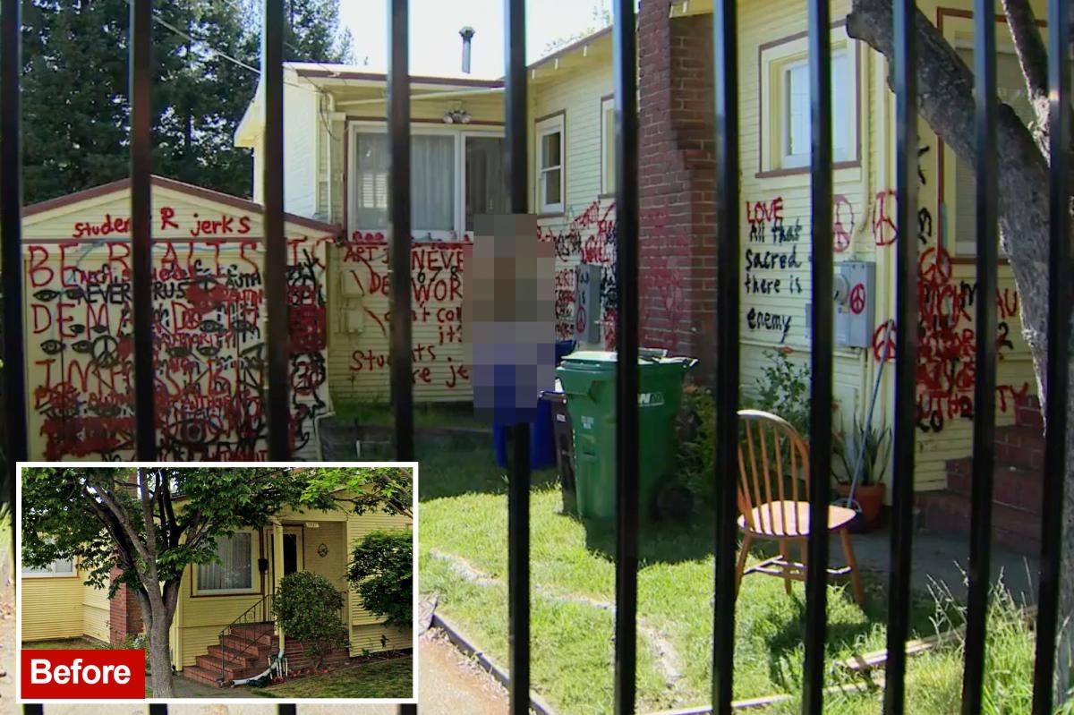 Oakland home sparks outrage after owners cover house in graffiti