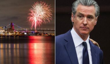 Gavin Newsom will “look into” canceled Long Beach fireworks