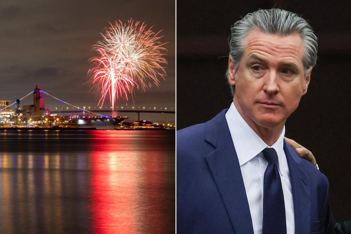 Gavin Newsom will “look into” canceled Long Beach fireworks