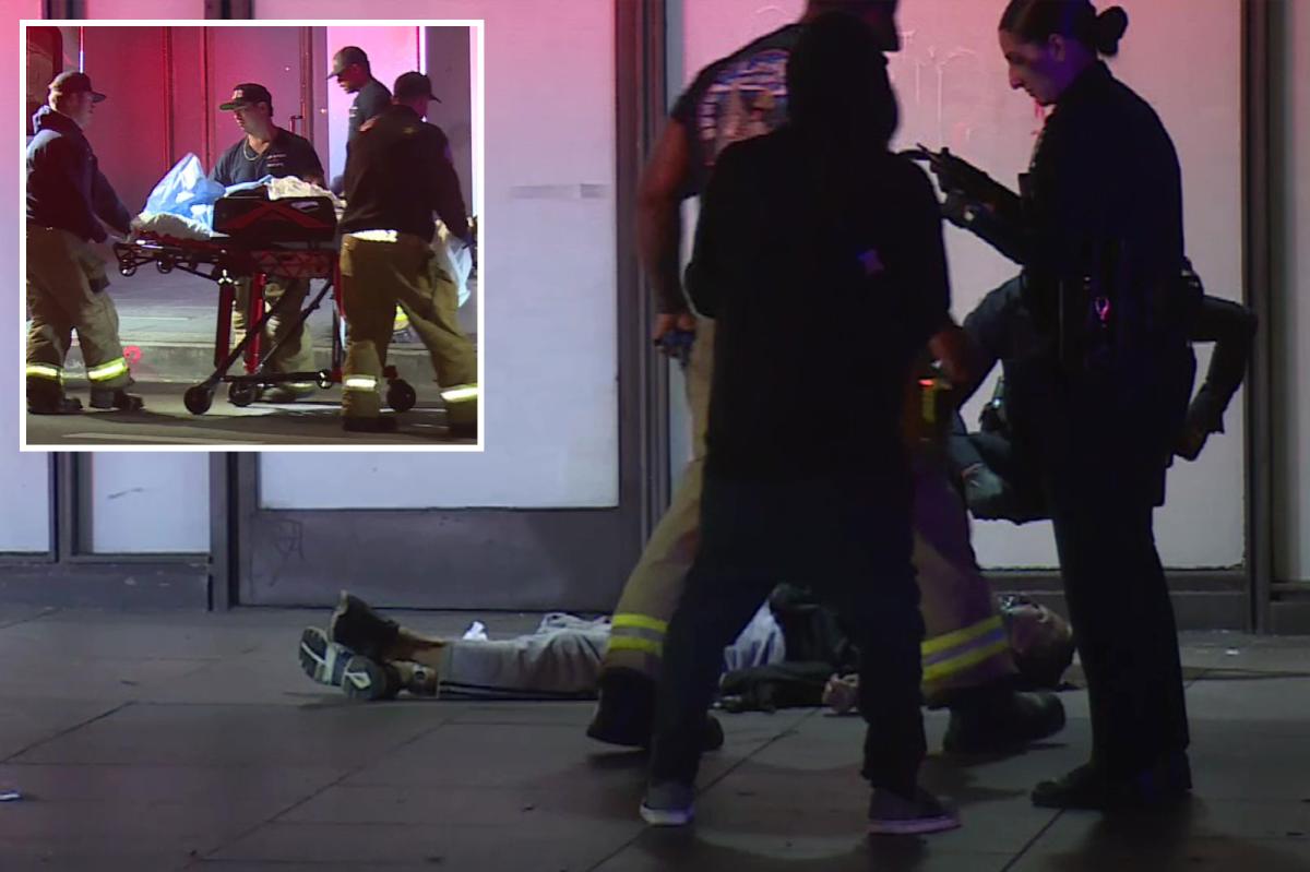 Horror as man is set on fire, beaten in downtown Los Angeles