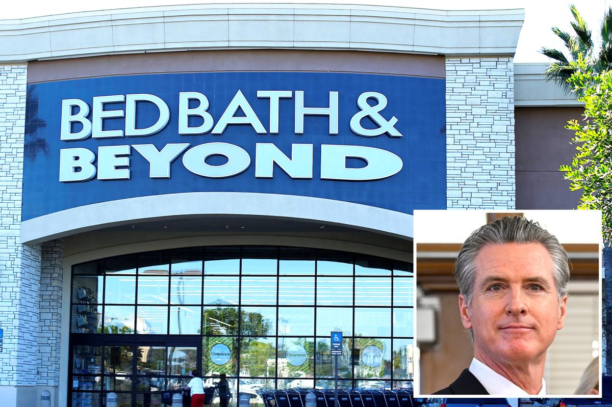 Bed Bath and Beyond returns to California after shuttering all locations, Gavin Newsom celebrates