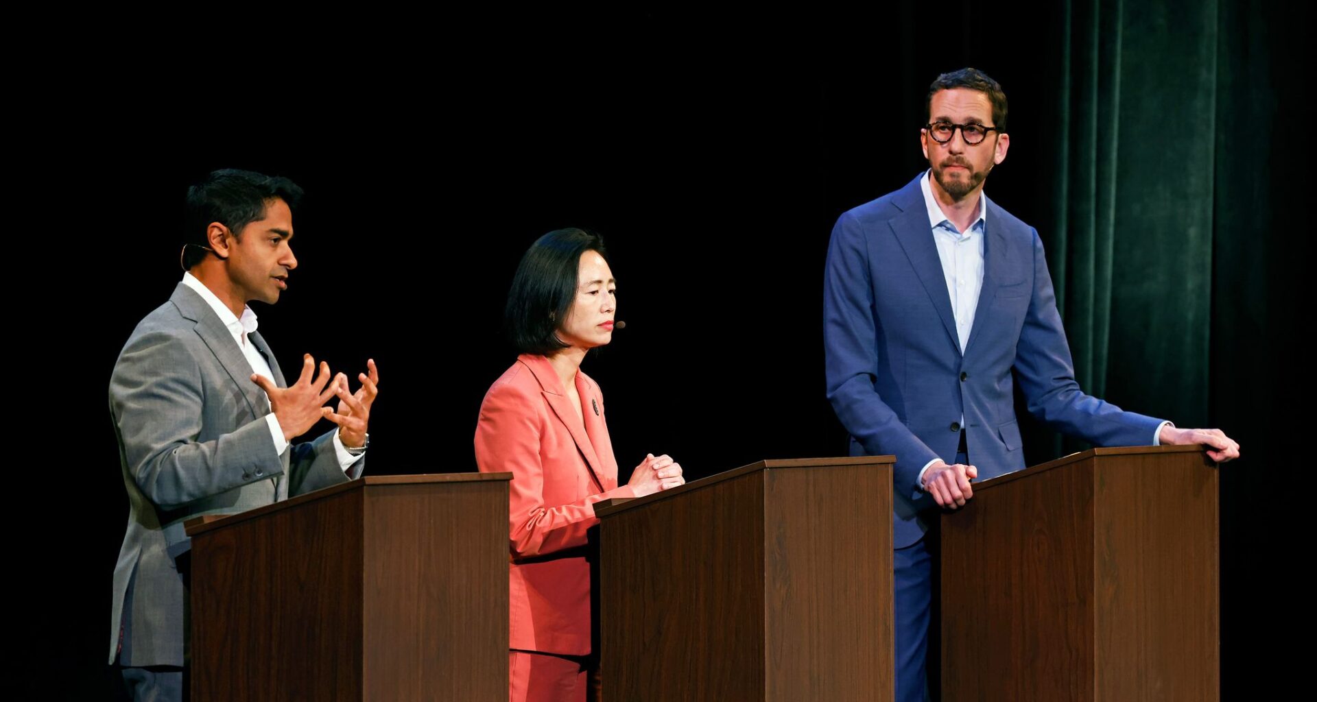 Democrats vying to replace Pelosi flash their differences