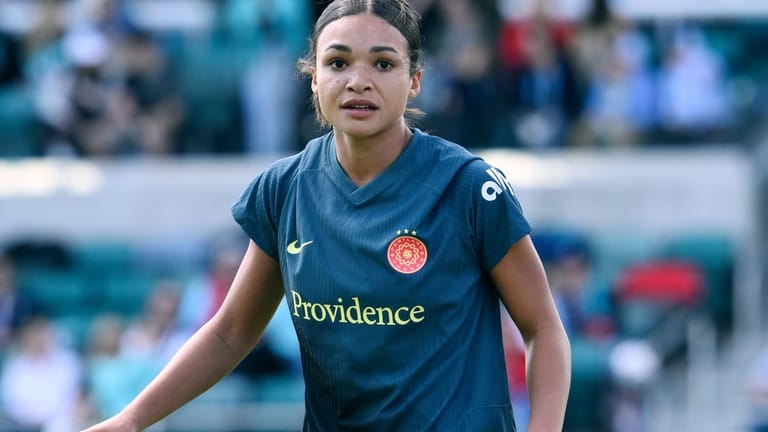 Portland Thorns FC forward Sophia Smith during an NWSL soccer...