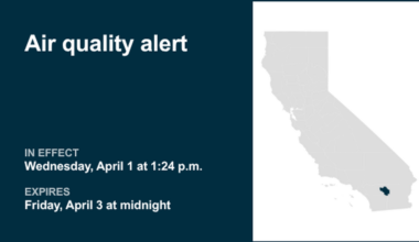 Air quality alert active for Coachella Valley until early Friday