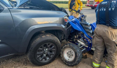 Man arrested for DUI after hitting a quad rider with truck in Fresno County, CHP says