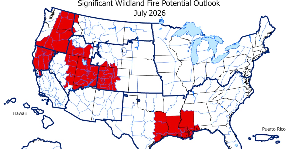 In July, eastern Nevada to have above normal fire potential, predictive report said