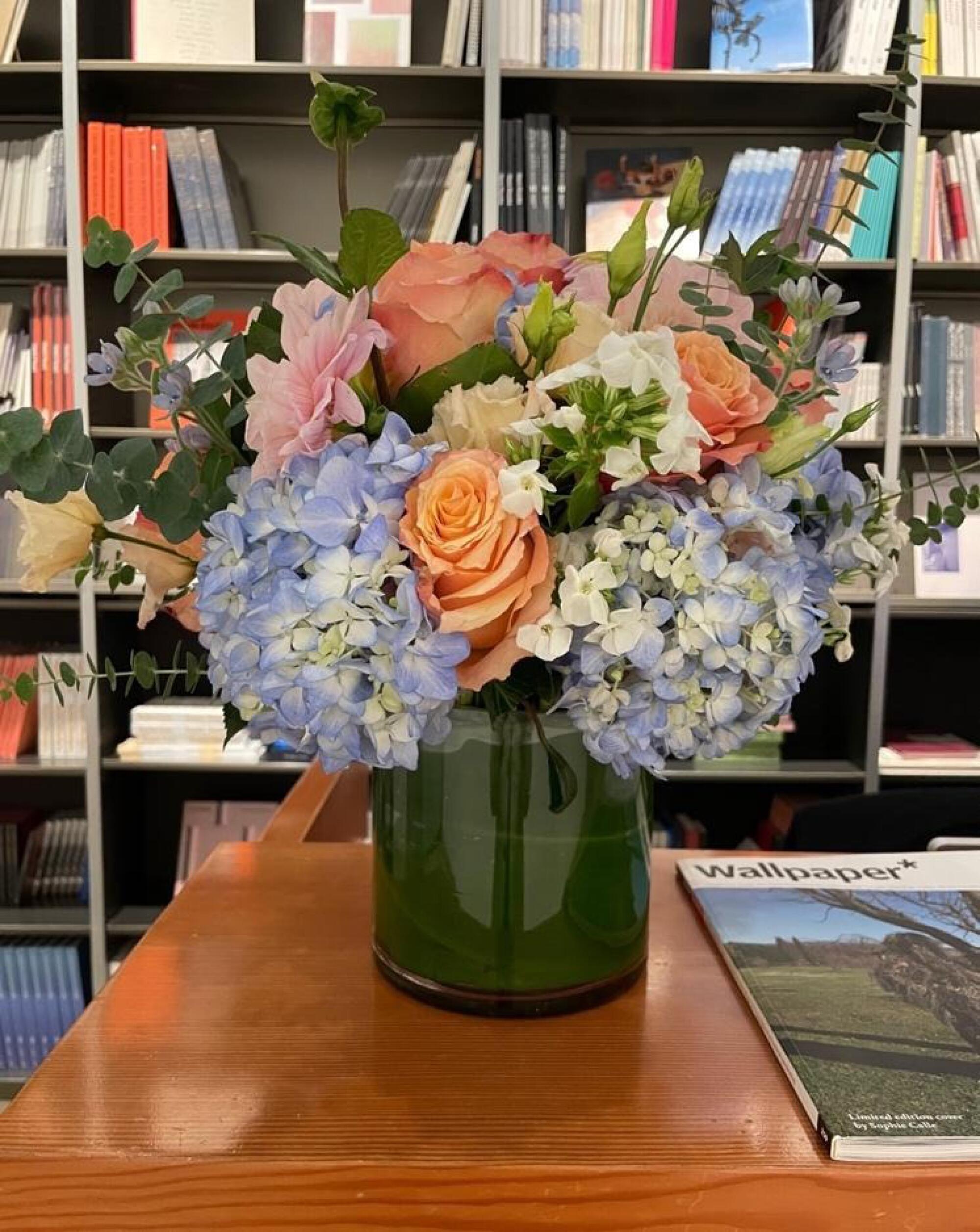 The last flowers that Gehry ever sent Calle, in September 2025.