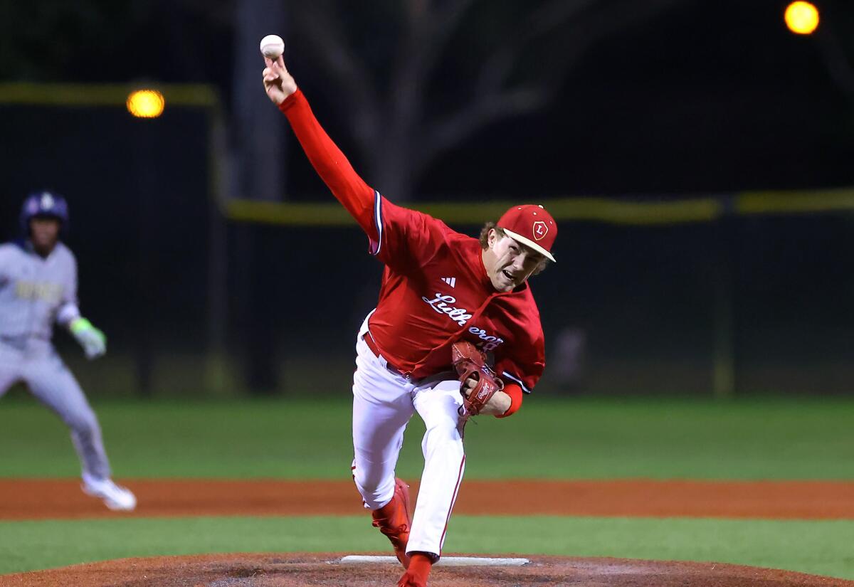 Gary Morse of Orange Lutheran struck out eight against St. John Bosco in six innings Wednesday.