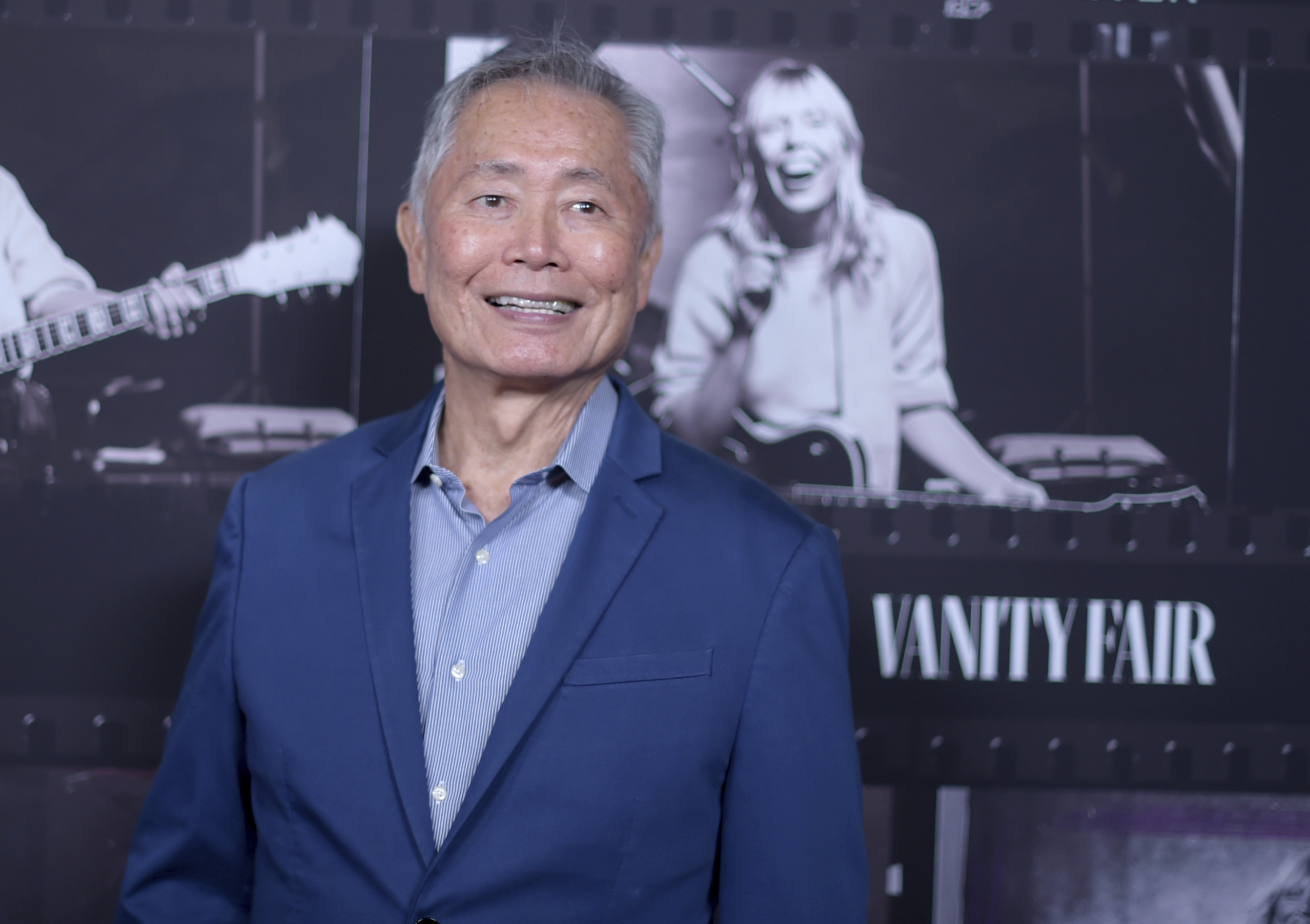 George Takei arrives at JONI 75: A Birthday Celebration on...