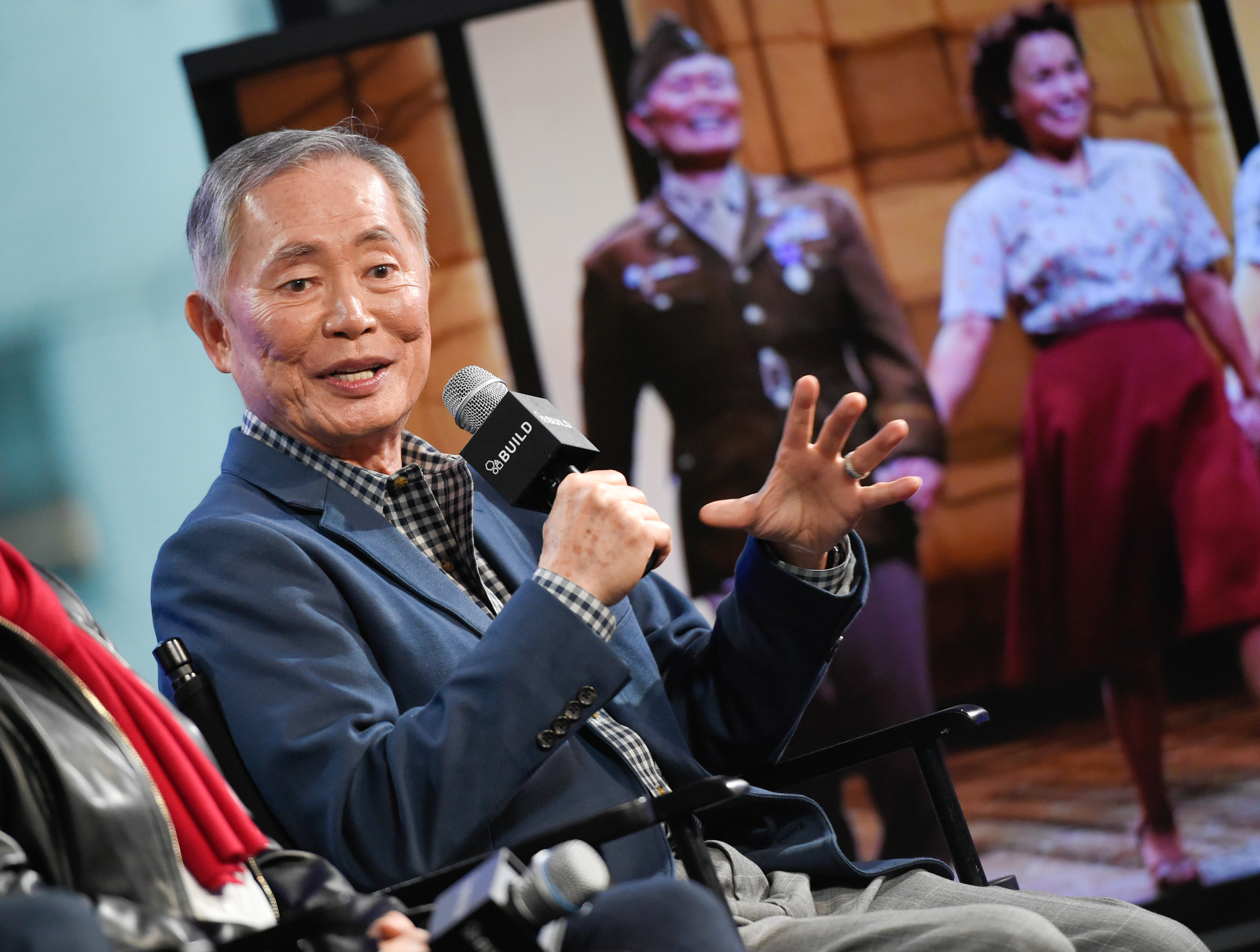 Actor George Takei participate in AOL’s BUILD Speaker Series to...